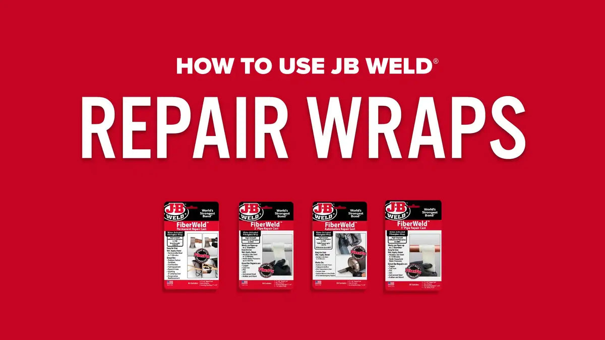 FiberWeld 1" Pipe Repair Cast Fiberglass Wrap