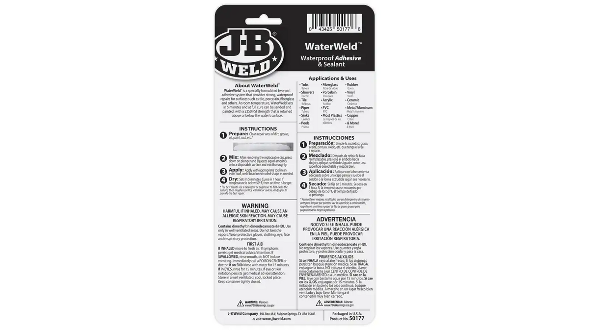 WaterWeld Syringe - 25 ml