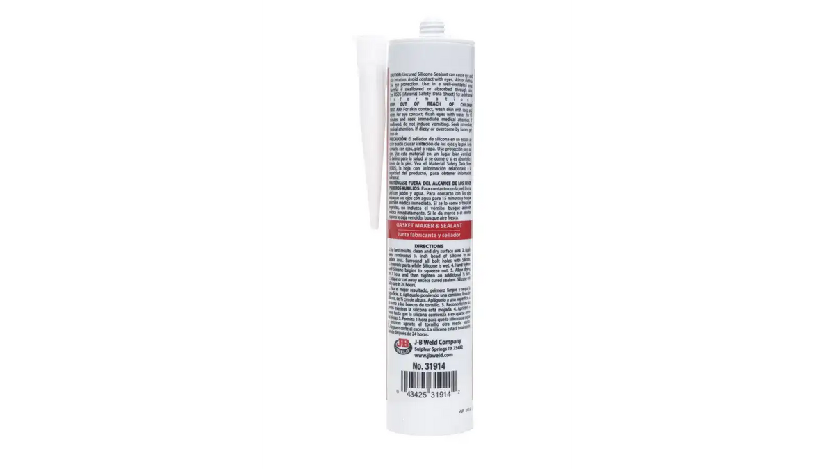 Hi-Temp Red Silicone Gasket Maker & Sealant - 10.3 oz
