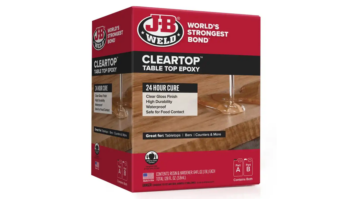 J-B Weld™ ClearTop Pour-On Epoxy 128 fl oz