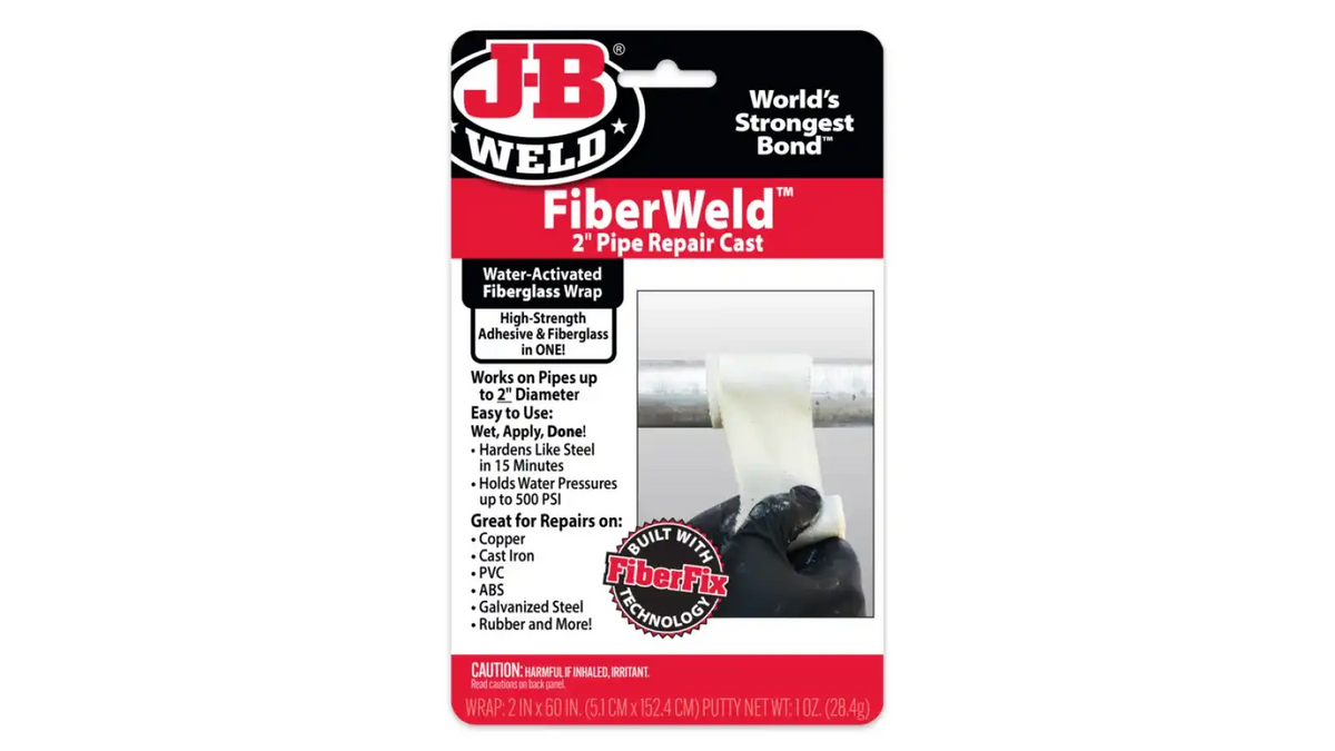 FiberWeld 2" Pipe Repair Cast FiberGlass Pipe Repair Cast