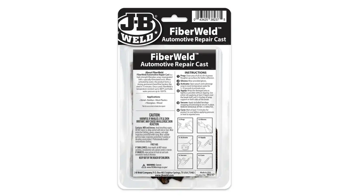 FiberWeld 2" x 36" Automotive Repair Cast Automotive Repair Cast