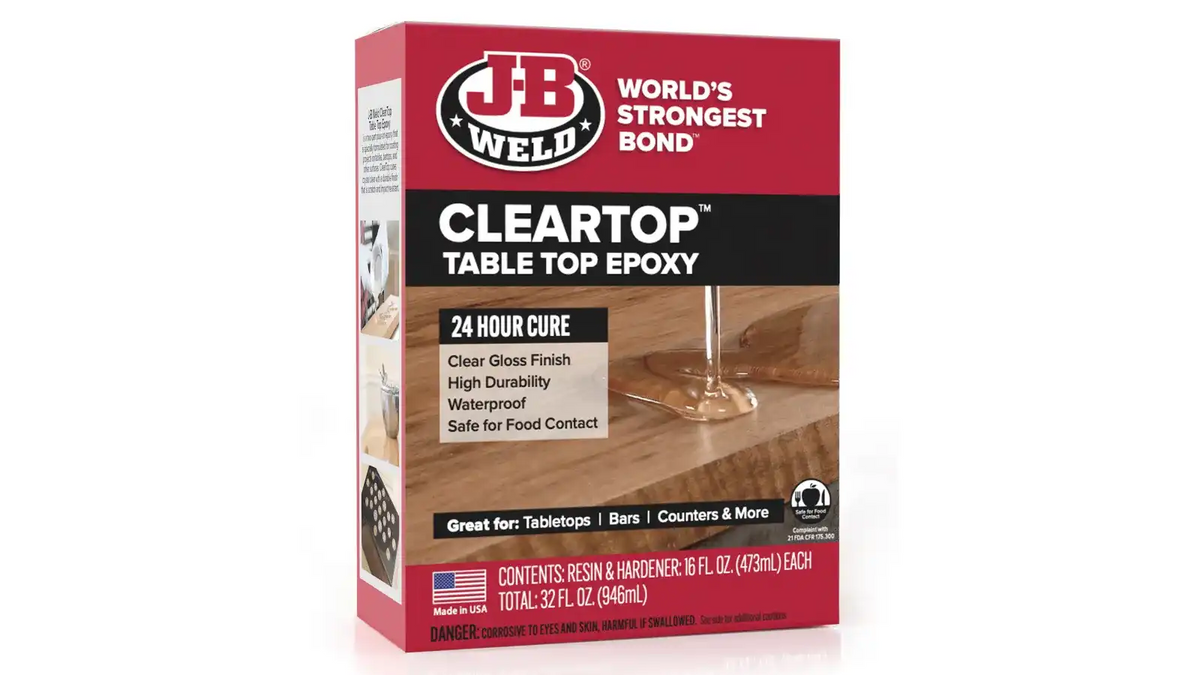 J-B Weld™ ClearTop Pour-On Epoxy 32 fl oz