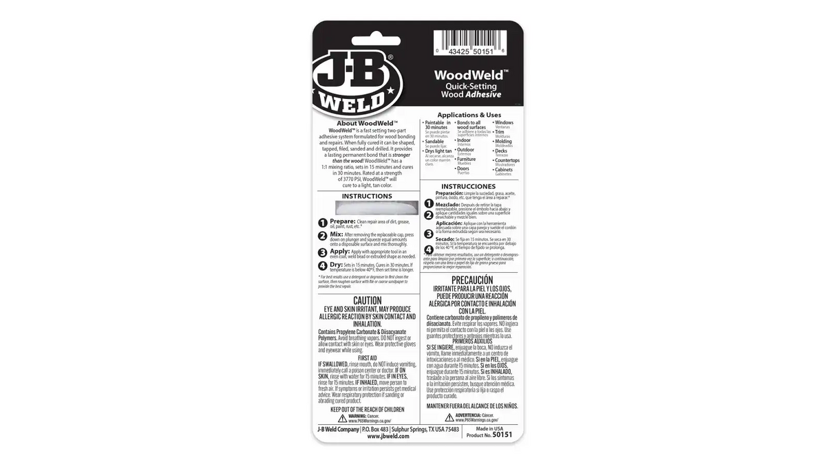WoodWeld™ Syringe - 25 ml