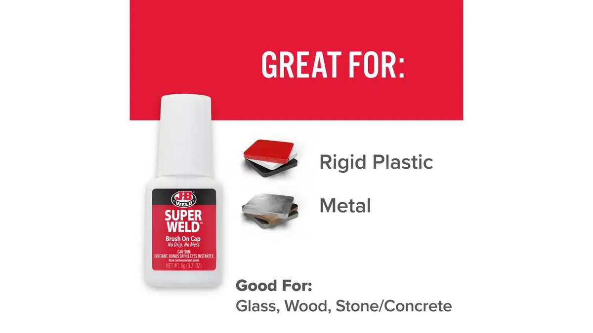 SuperWeld™ Brush-On Instant Adhesive