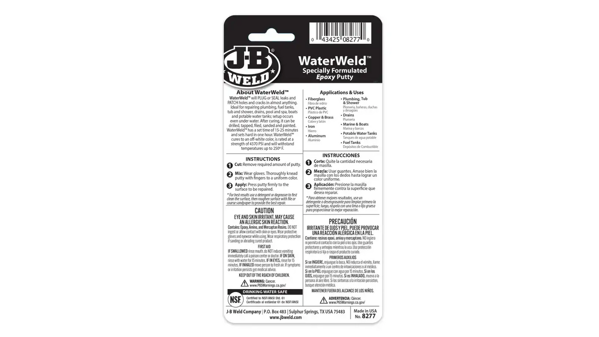 WaterWeld™ Epoxy Putty - 2 oz