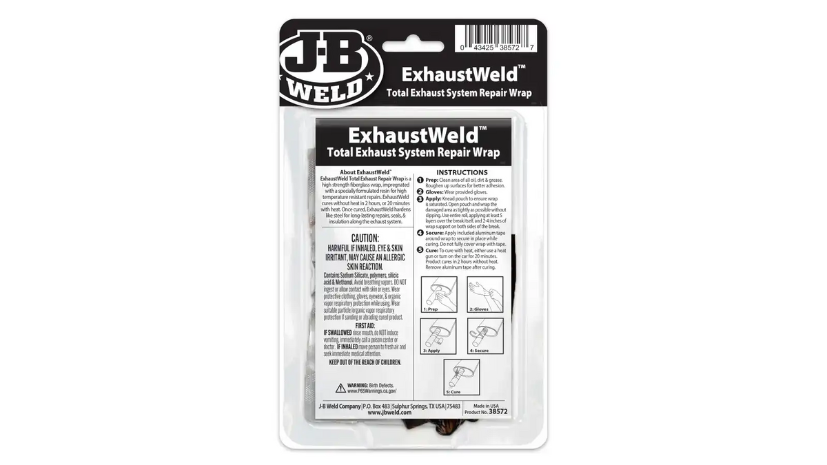 ExhaustWeld Fiberglass Wrap