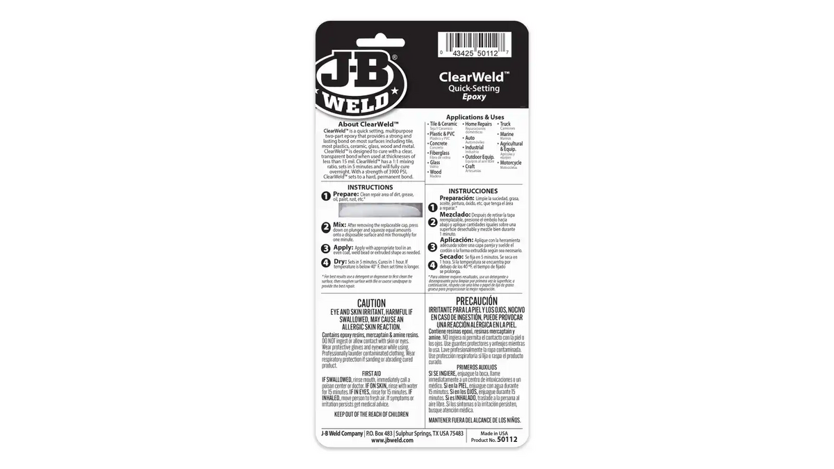 ClearWeld™ Syringe - 25 ml