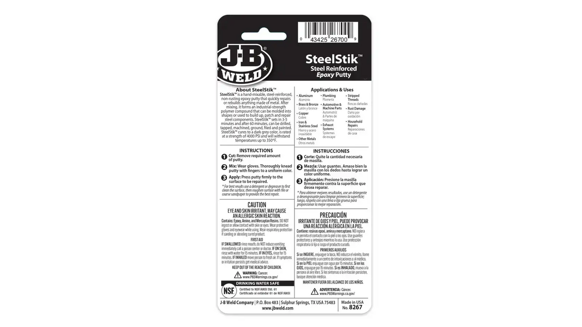 SteelStik™ Epoxy Putty - 2 oz