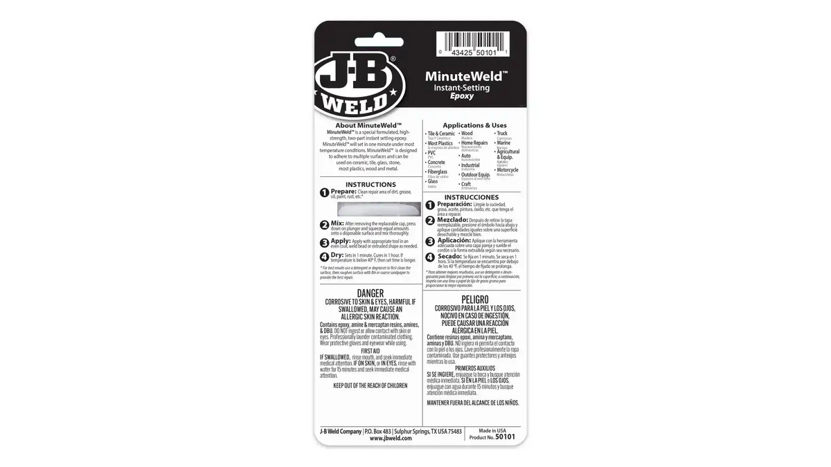 MinuteWeld™ Syringe - 25 ml