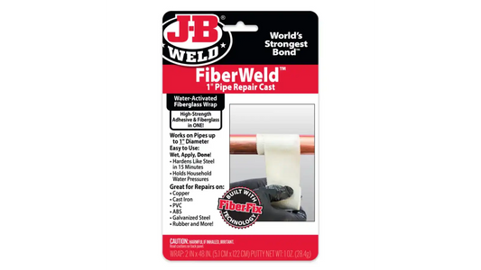FiberWeld 1" Pipe Repair Cast Fiberglass Wrap