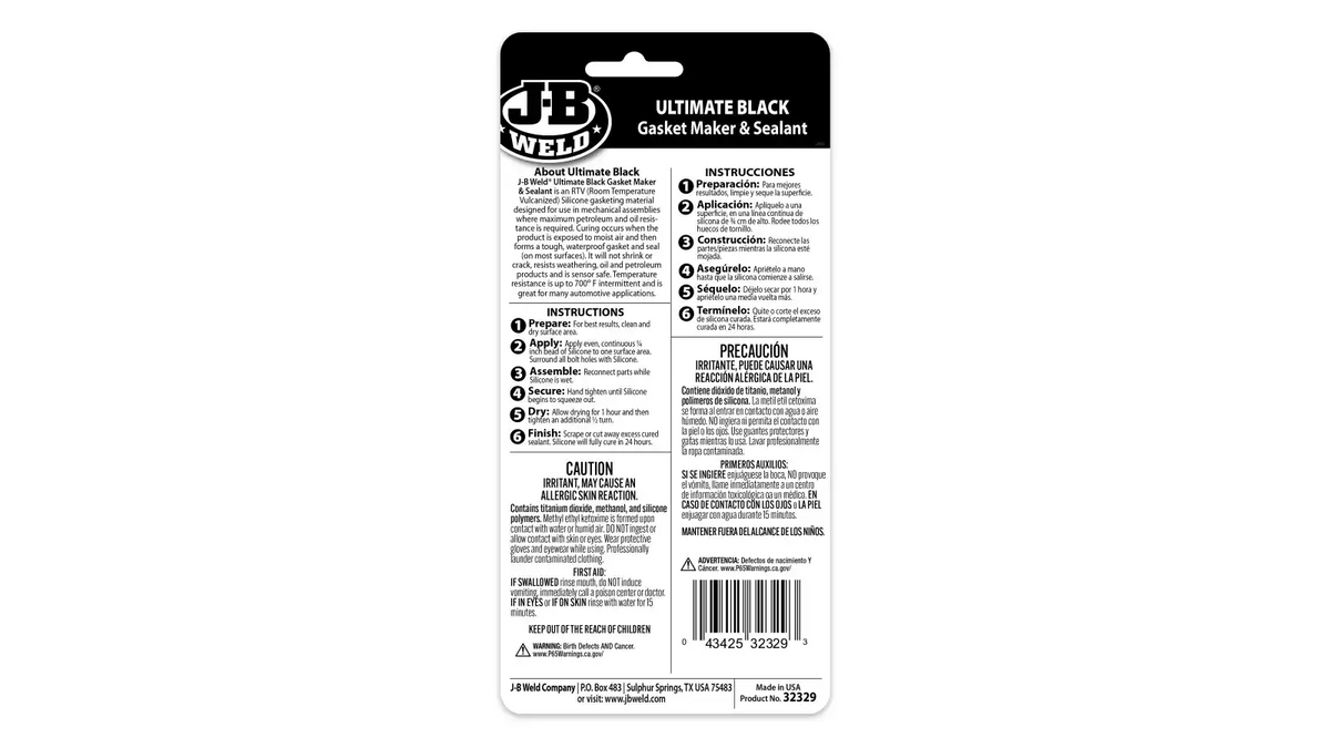 Ultimate Black Gasket Maker & Sealant