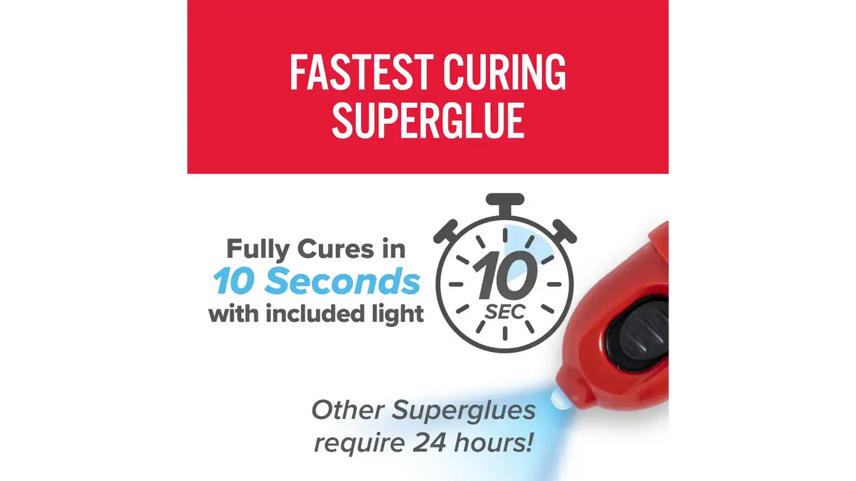 SuperWeld™ Light Activated Instant Glue