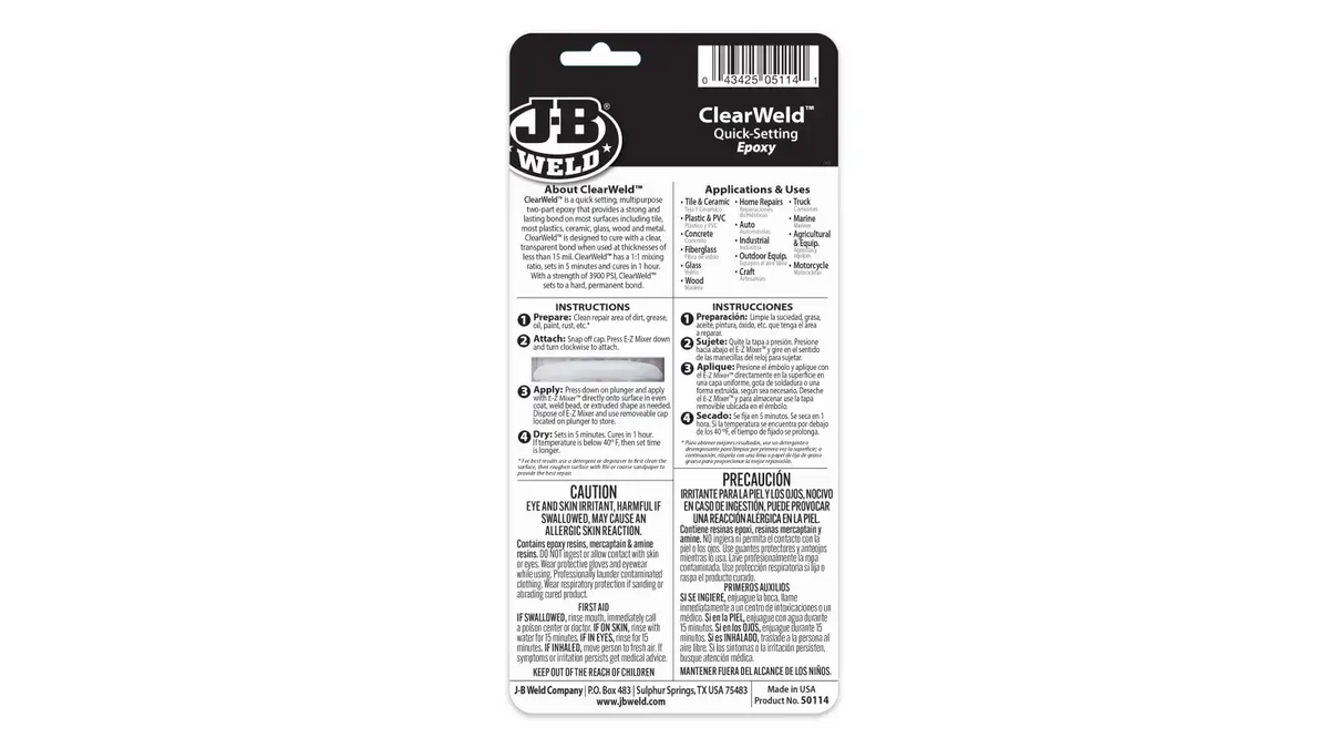 ClearWeld™ Syringe - 14 ml