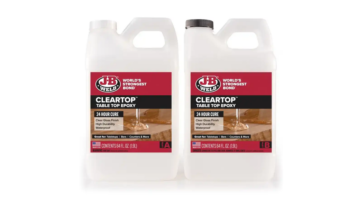 J-B Weld™ ClearTop Pour-On Epoxy 128 fl oz