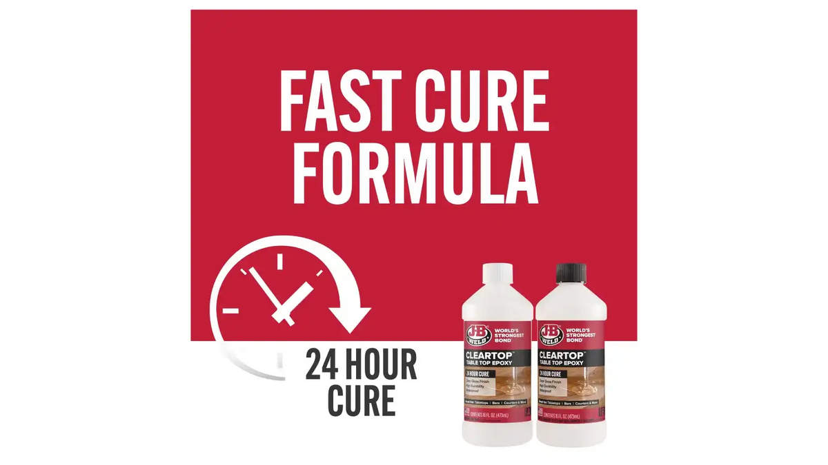 J-B Weld™ ClearTop Pour-On Epoxy 32 fl oz