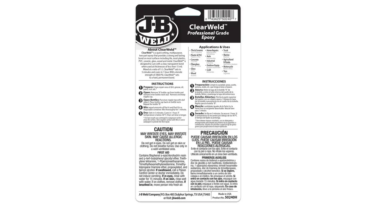 ClearWeld™ Professional Size 8 oz